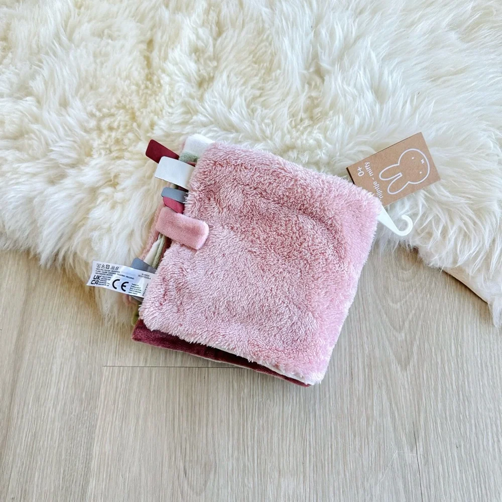 Miffy Pink Plush Sensory Soft Book - Japan Limited